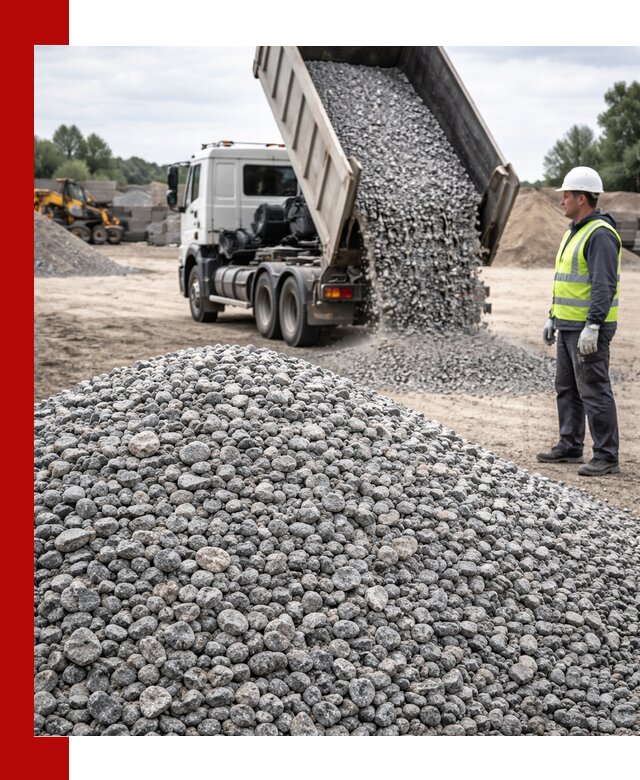 Доставка и продажа гранитного щебня фракции 5-20 в Прокопьевске