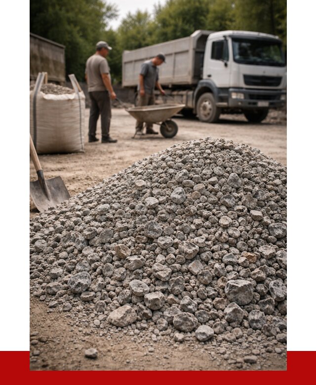 Гранитный щебень фракция 20-40 в Прокопьевске от 3308 руб. ПРОНЕРУДПрк