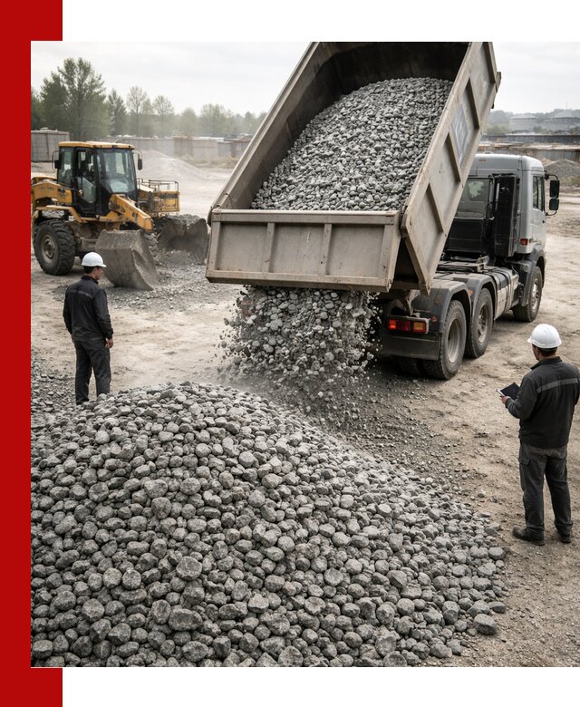Доставка гранитного щебня фракции 20-40 в Прокопьевске