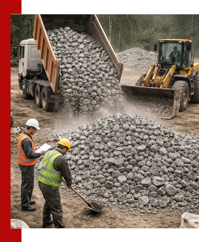 Гранитный щебень фракция 70-150 доставка в Прокопьевске