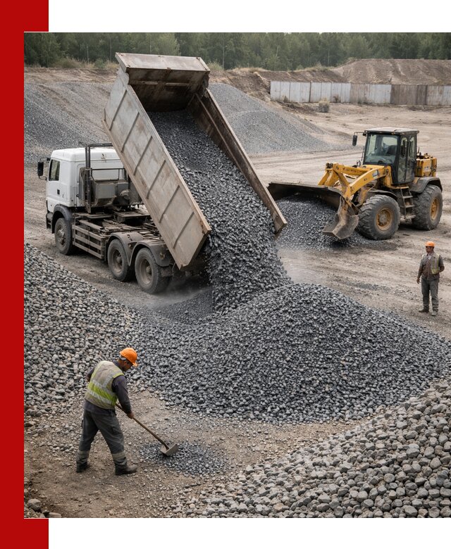 Щебень габбро-диабаз фр. 5-20 с доставкой в Прокопьевске