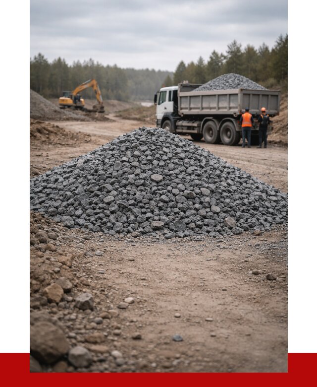 Щебень габбро диабаз фракция 40-70 в Прокопьевске от 2274 р-ПРОНЕРУДПрк