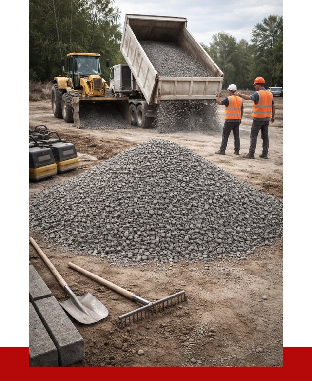 Гравийный щебень купить в Прокопьевске от 2274 р. ПРОНЕРУДПрк