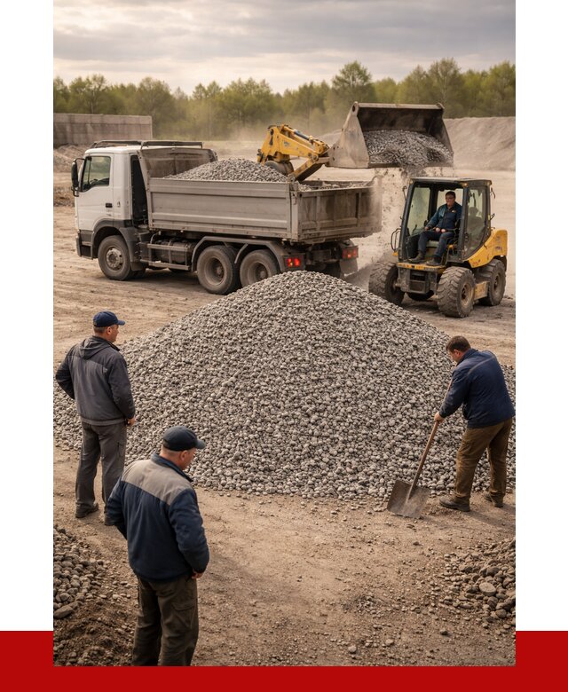 Гравийный щебень фракция 5-20 в Прокопьевске от 2481 р. ПРОНЕРУДПрк