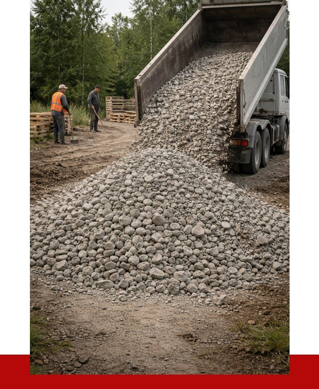 гравийный щебень фракция 70-120 в Прокопьевске от 2533 р. ПРОНЕРУДПрк