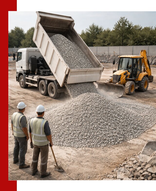 Купить известняковый щебень фракции 5–10 мм с доставкой в Прокопьевске