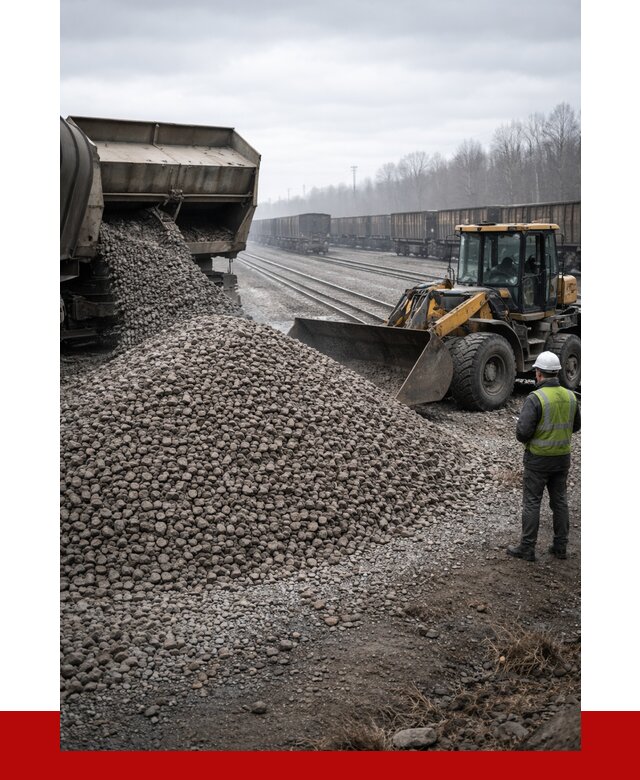 Купить железнодорожный щебень в Прокопьевске от 2894 р. | ПРОНЕРУДПрк
