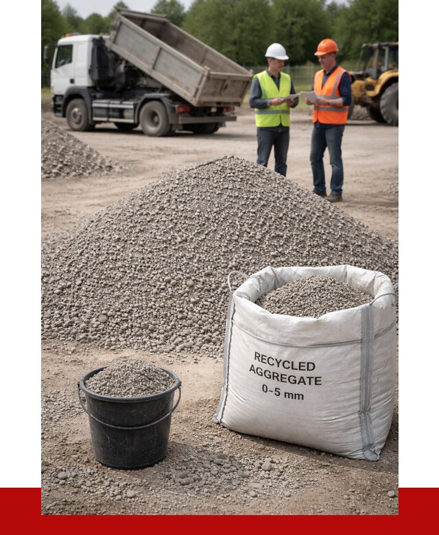 Вторичный щебень фракция 0-5 в Прокопьевске от 1654 р. ПРОНЕРУДПрк