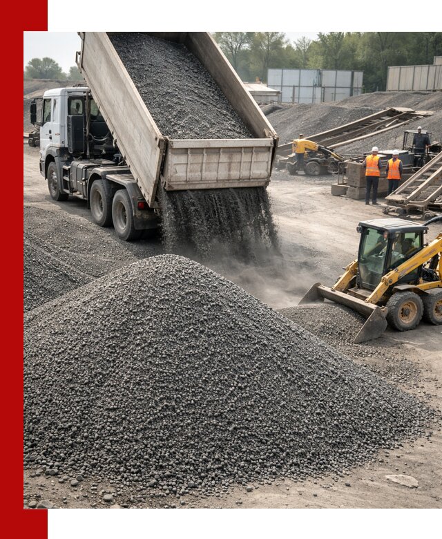 Вторичный щебень фракция 0–5 с доставкой в Прокопьевске