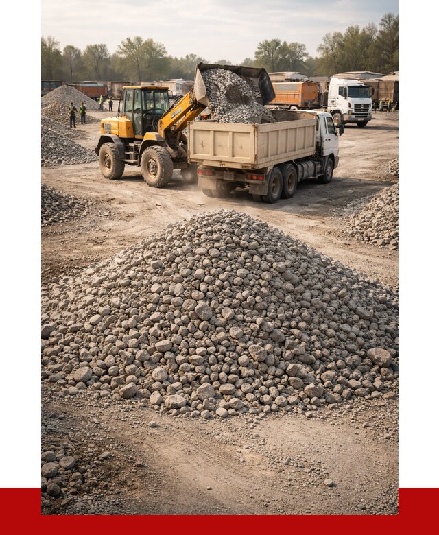 Вторичный щебень фракция 40-70 в Прокопьевске от 1799 р, ПРОНЕРУДПрк