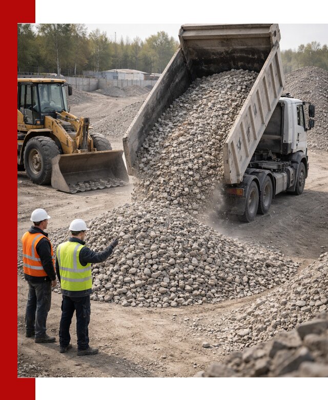 Вторичный щебень фракция 40–70 доставка в Прокопьевске