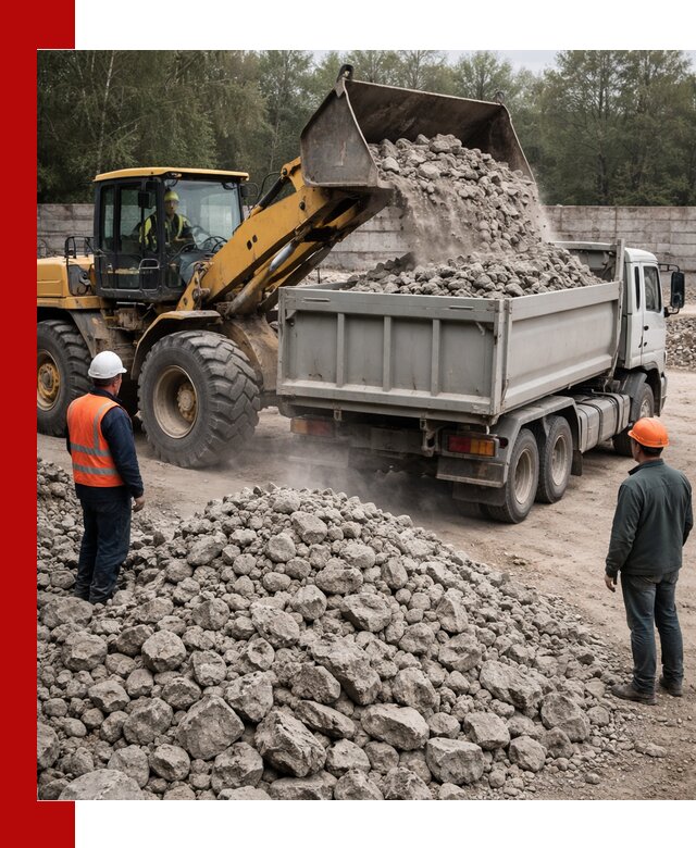 Вторичный щебень фракция 70–150 в Прокопьевске с доставкой