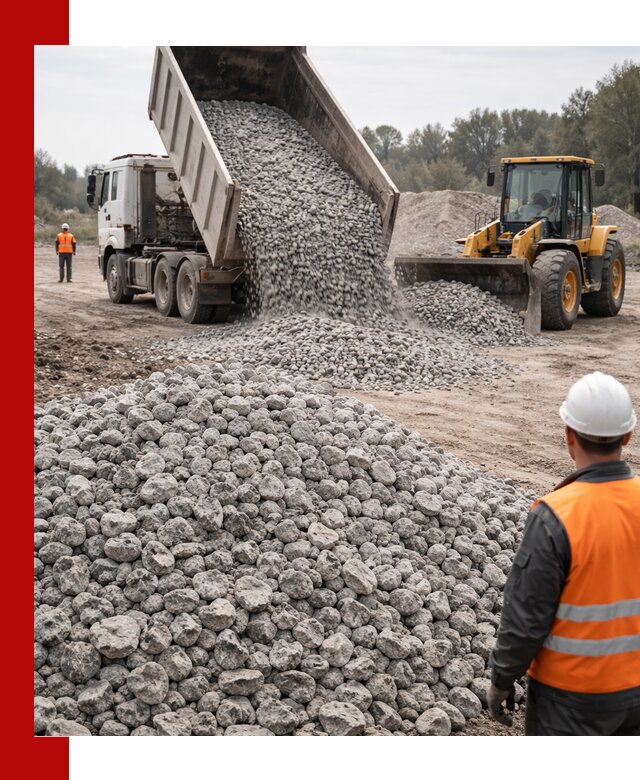 Доставка бетонного щебня фракции 20-40 в Прокопьевске