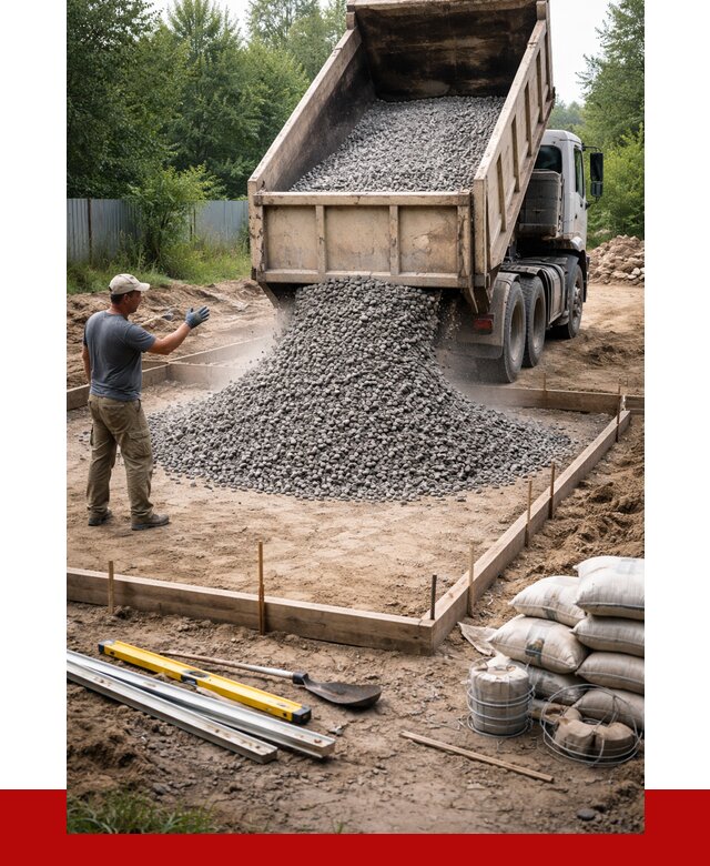 Купить щебень для фундамента в Прокопьевске от 4652 р. | ПРОНЕРУДПрк