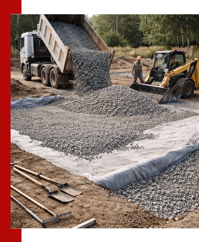 Щебень для фундамента с доставкой в Прокопьевске