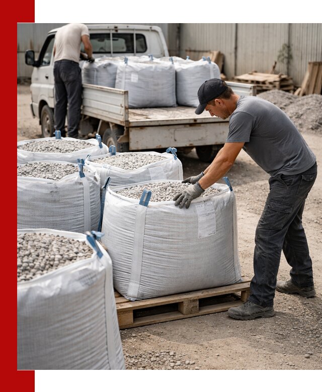 Доставка щебня в мешках по выгодным ценам в Прокопьевске