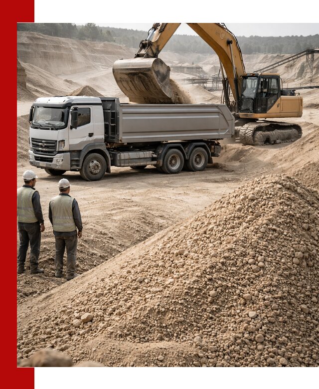 Карьерный крупнозернистый песок с доставкой в Прокопьевске