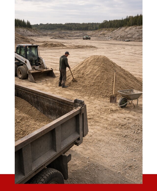 Карьерный песок среднезернистый в Прокопьевске, от 2274 р. ПРОНЕРУДПрк