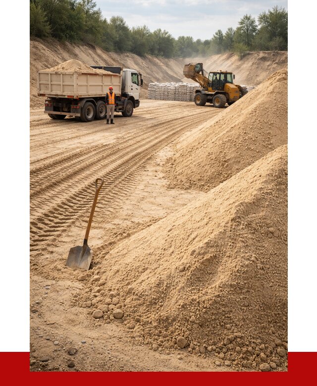 Карьерный песок мелкозернистый в Прокопьевске от 9303 р. | ПРОНЕРУДПрк