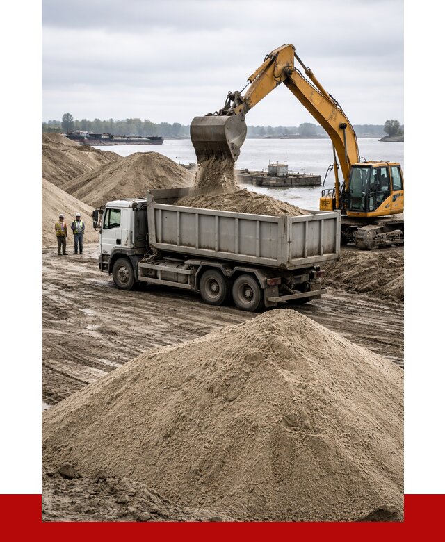 Купить речной песок навалом в Прокопьевске от 1861 р., ПРОНЕРУДПрк