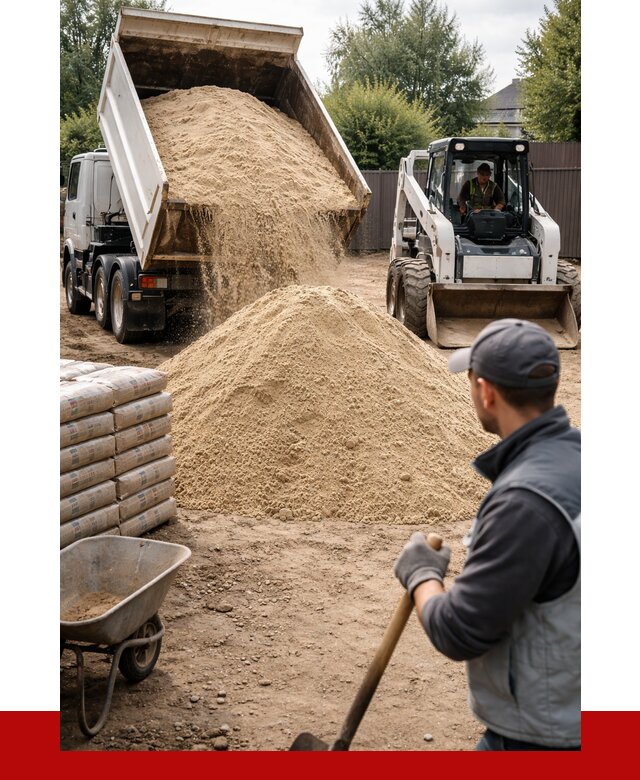 Мытый речной песок с доставкой в Прокопьевске от 1499 р. | ПРОНЕРУДПрк