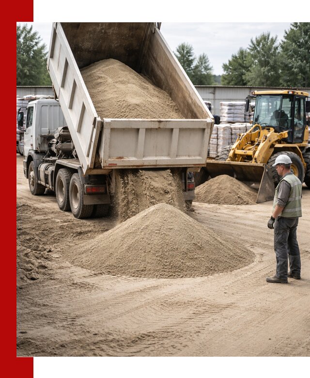 Поставка и доставка песка для бетона в Прокопьевске