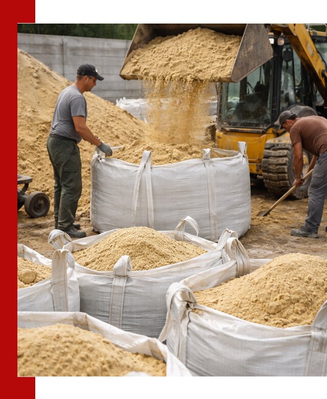 Поставка качественного песка для кладки в Прокопьевске