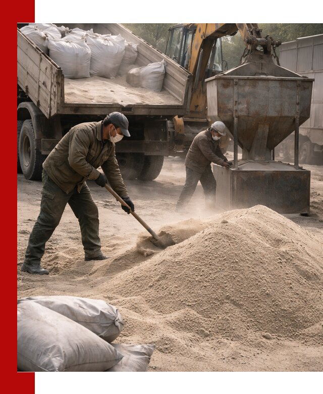 Кварцевый песок для пескоструя в Прокопьевске — доставка и качество