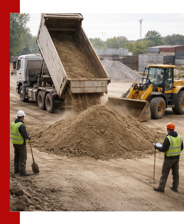 Доставка и продажа пескогрунта оптом и в розницу в Прокопьевске