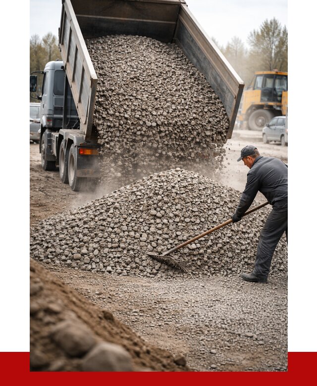 Гравий фракция 20-40 в Прокопьевске от 2584 р. доставка | ПРОНЕРУДПрк