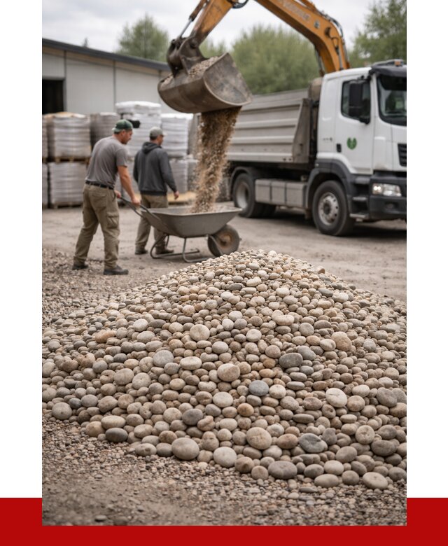 Галька декоративная в Прокопьевске от 3308 р. за куб | ПРОНЕРУДПрк