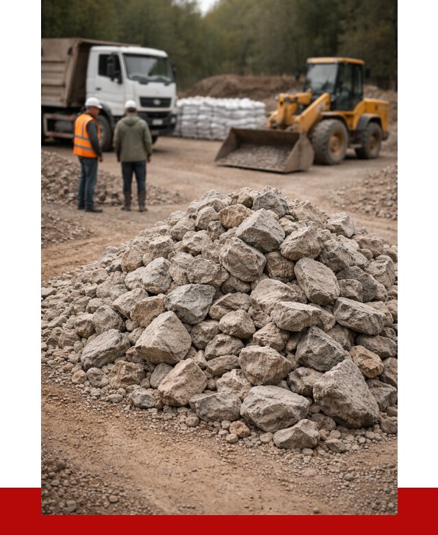 Купить бутовый камень с доставкой в Прокопьевске от 2378 р. | ПРОНЕРУДПрк