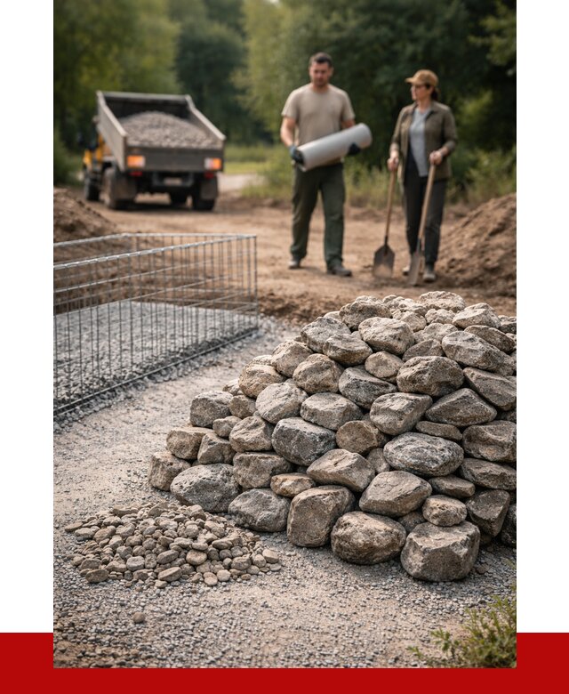 Камень для габионов фракция 100-200 в Прокопьевске от 4962 р. | ПРОНЕРУДПрк