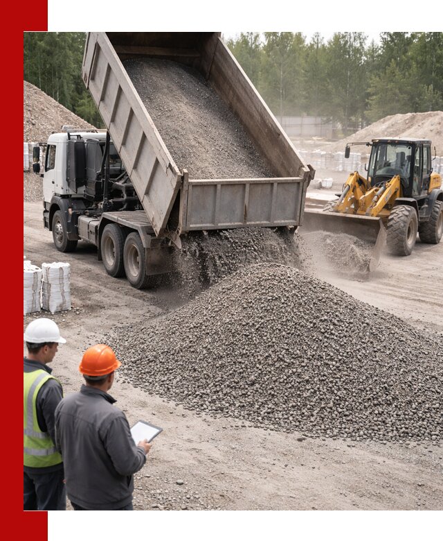 Доставка и продажа гранитного отсева 0-10 в Прокопьевске