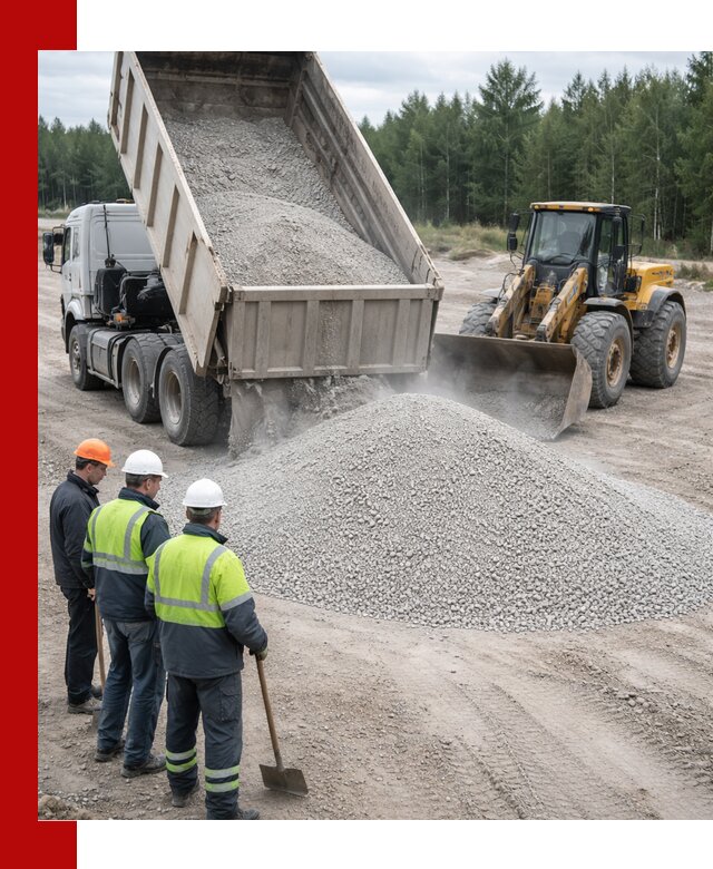 Известняковый отсев 0-5 доставка в Прокопьевске быстро и выгодно