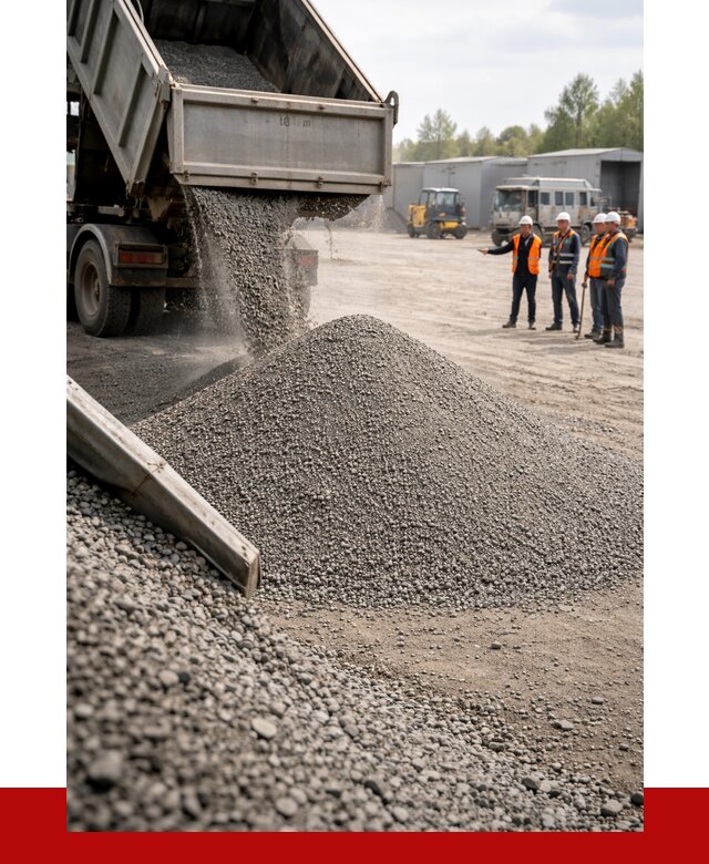 Гравийный отсев 0-5 в Прокопьевске от 1240 р. с доставкой | ПРОНЕРУДПрк