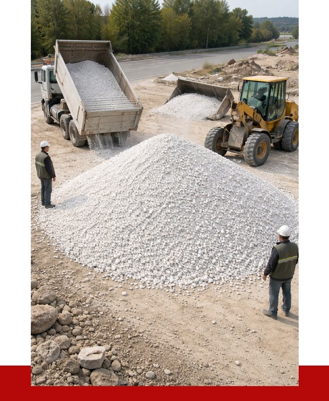 Белая мраморная крошка в Прокопьевске от 4342 р. с доставкой | ПРОНЕРУДПрк