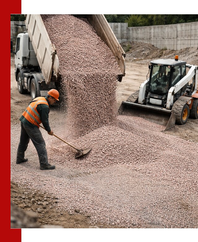 Крошка розовый гранит с доставкой в Прокопьевске от производителя