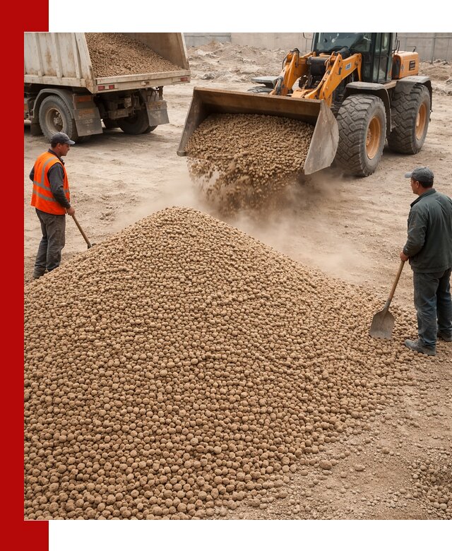 Керамзит фракция 10-20 с доставкой в Прокопьевске