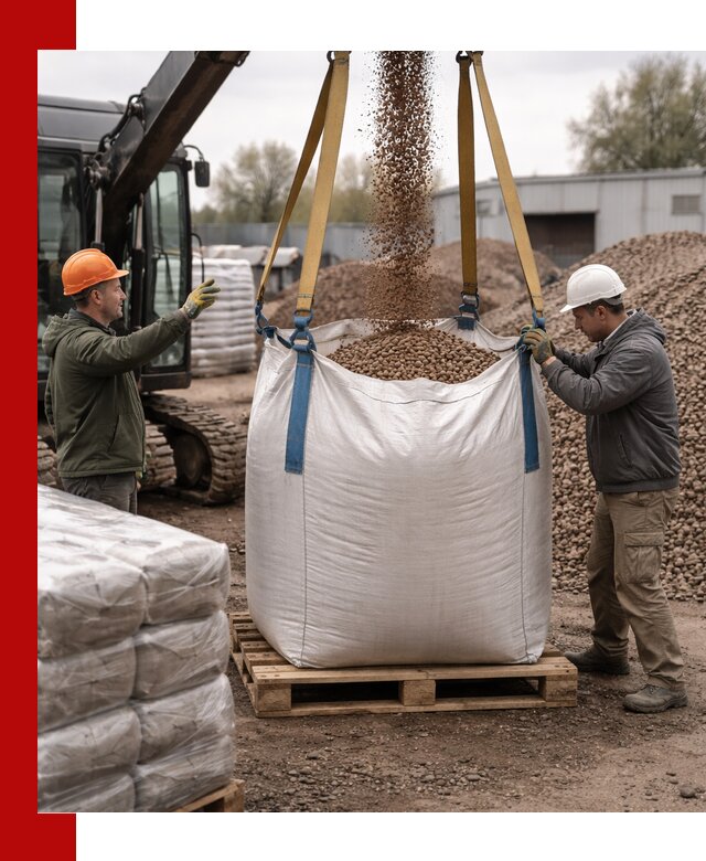 Керамзит в биг-бегах с доставкой в Прокопьевске
