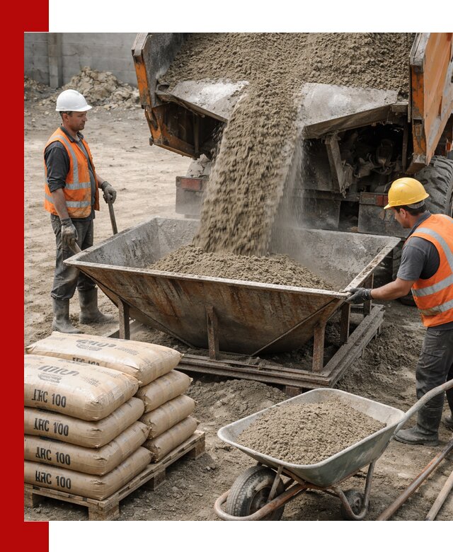 Доставка цементно-песчаной смеси М100 в Прокопьевске