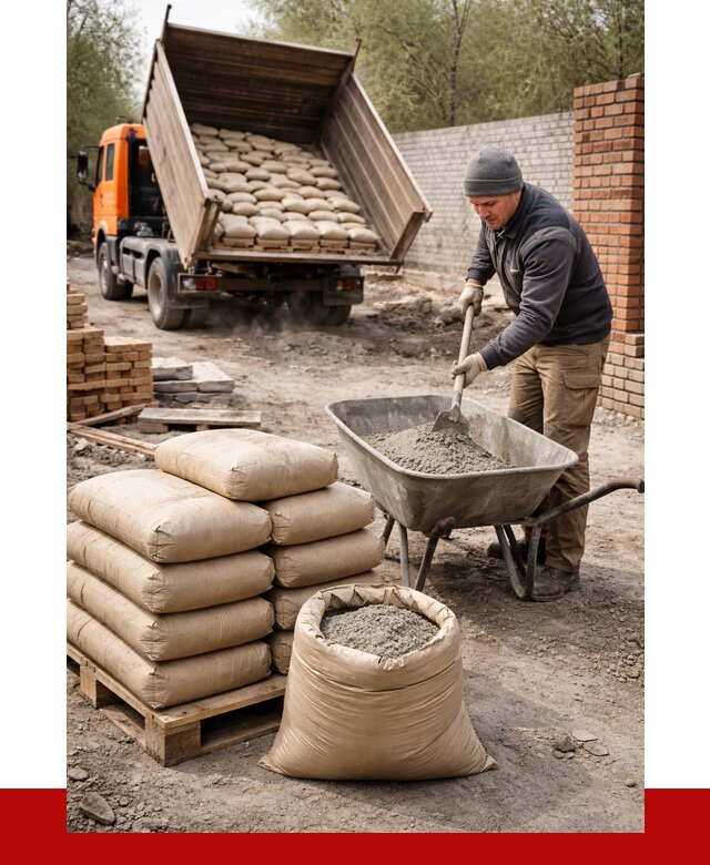 Купить сухую смесь для кладки в Прокопьевске от 1240 р. | ПРОНЕРУДПрк