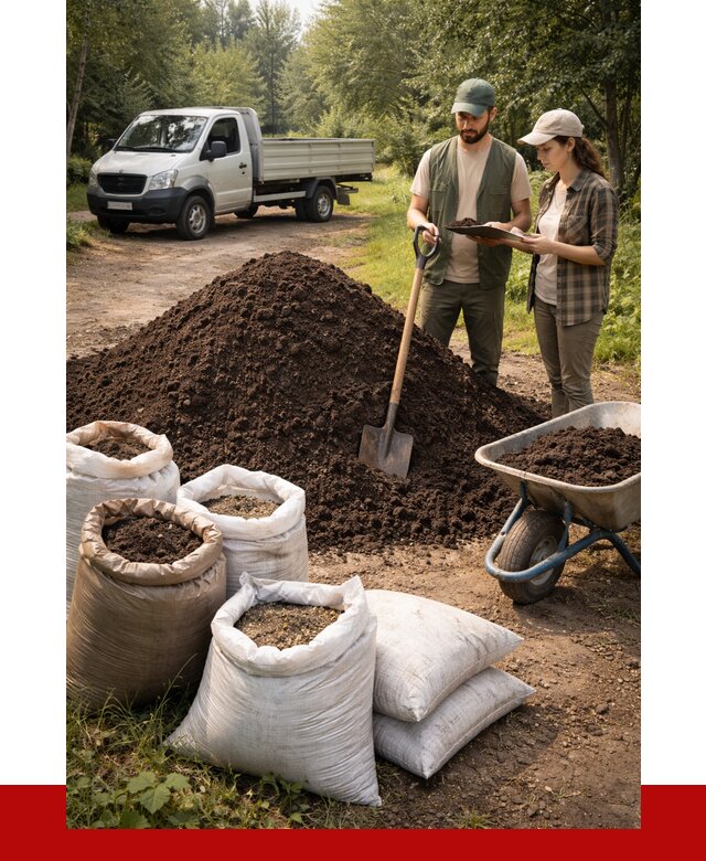 Купить грунт с доставкой в Прокопьевске от 4652 р. за м3 | ПРОНЕРУДПрк