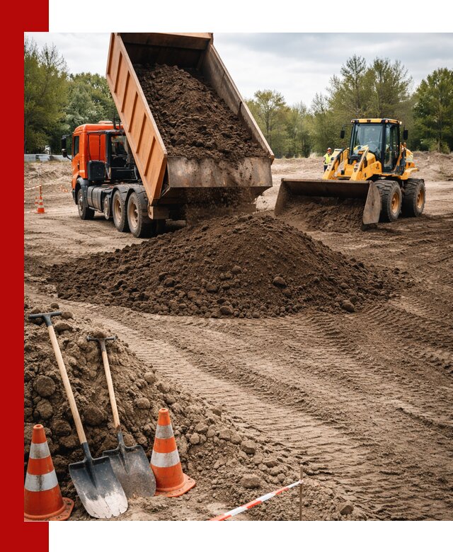 Поставка и доставка планировочного грунта в Прокопьевске