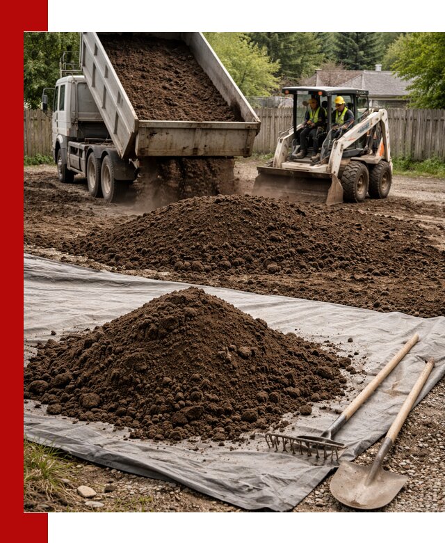 Грунт для отсыпки участка с доставкой в Прокопьевске
