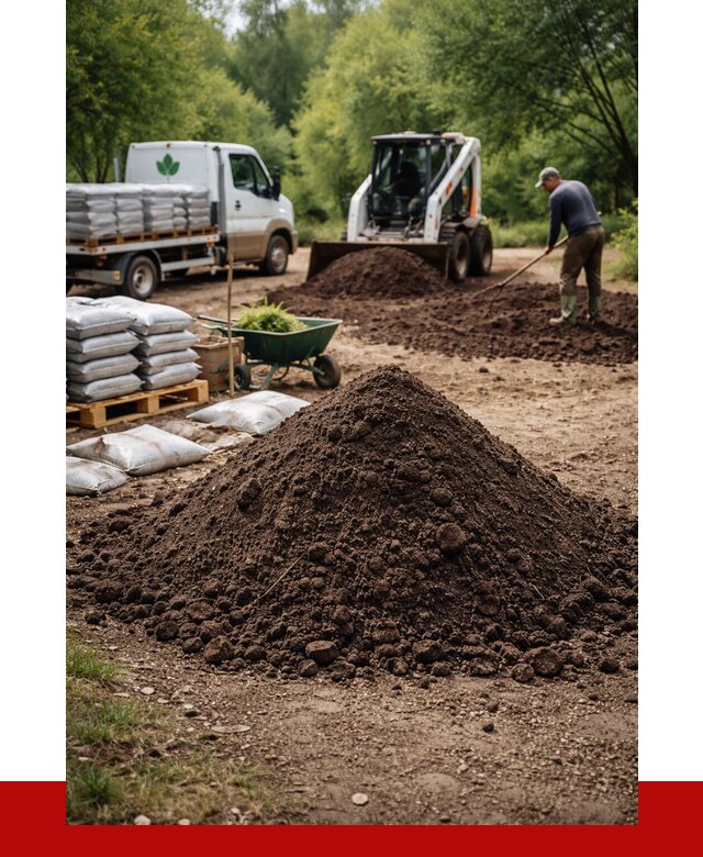 Грунт для озеленения с доставкой в Прокопьевске от 1861 р. | ПРОНЕРУДПрк