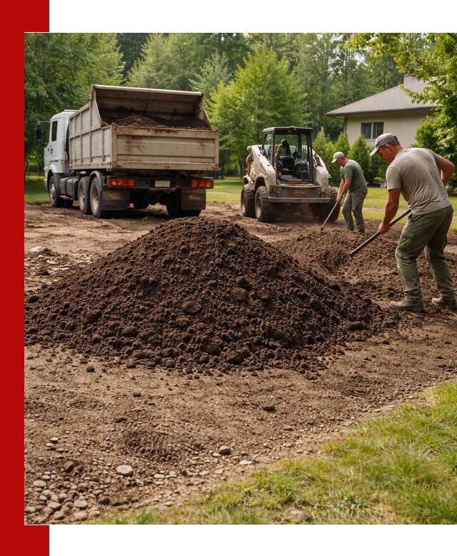 Доставка и укладка грунта для газона в Прокопьевске