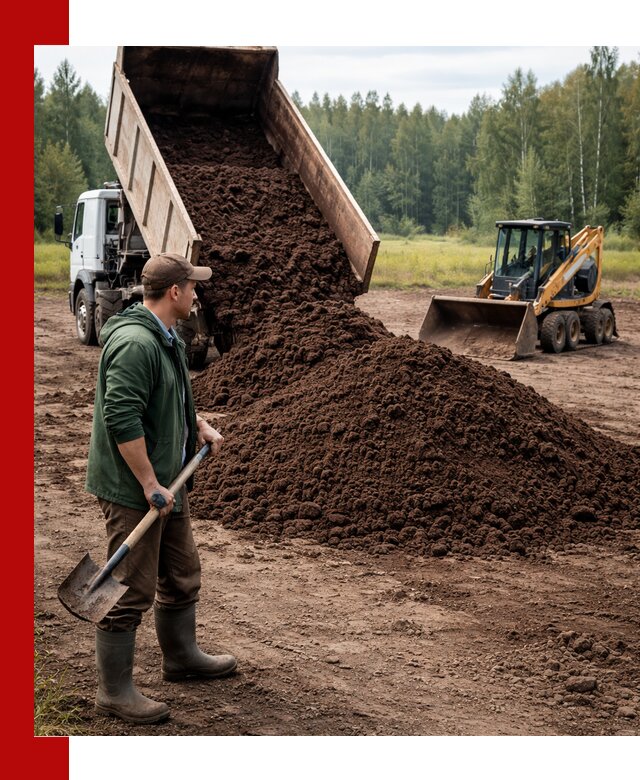 Купить верховой торф с доставкой в Прокопьевске для садоводства и растений