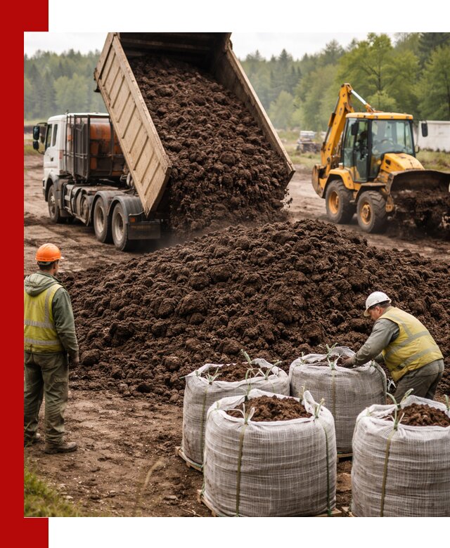 Доставка нейтрального торфа в Прокопьевске оптом и в розницу