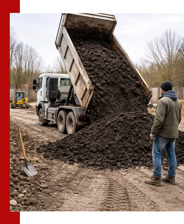 Доставка чернозема навалом в Прокопьевске быстро и выгодно